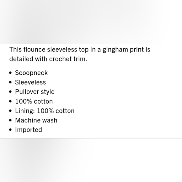 Roller Rabbit Gingham Aviv Top - Picture 5 of 5